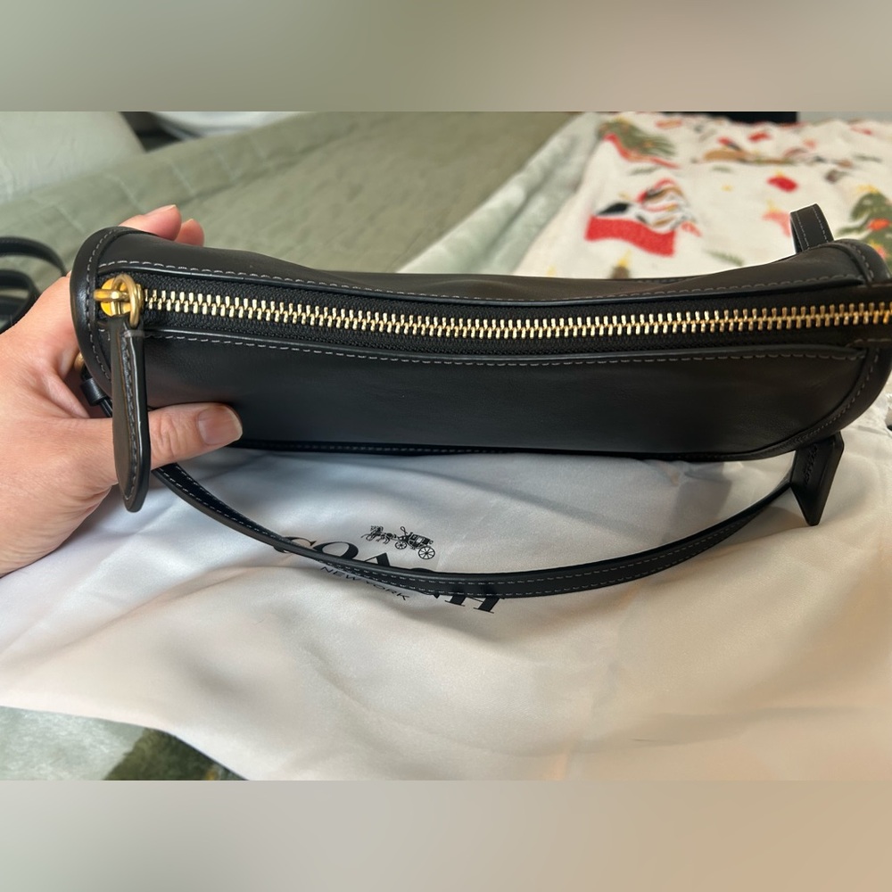 Coach Waverly Bag- Brass/ Black - Picture 8 of 14